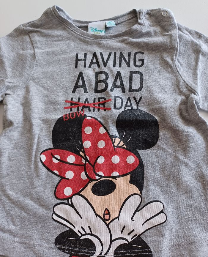 Tee-shirt Minnie 12 mois - photo numéro 2