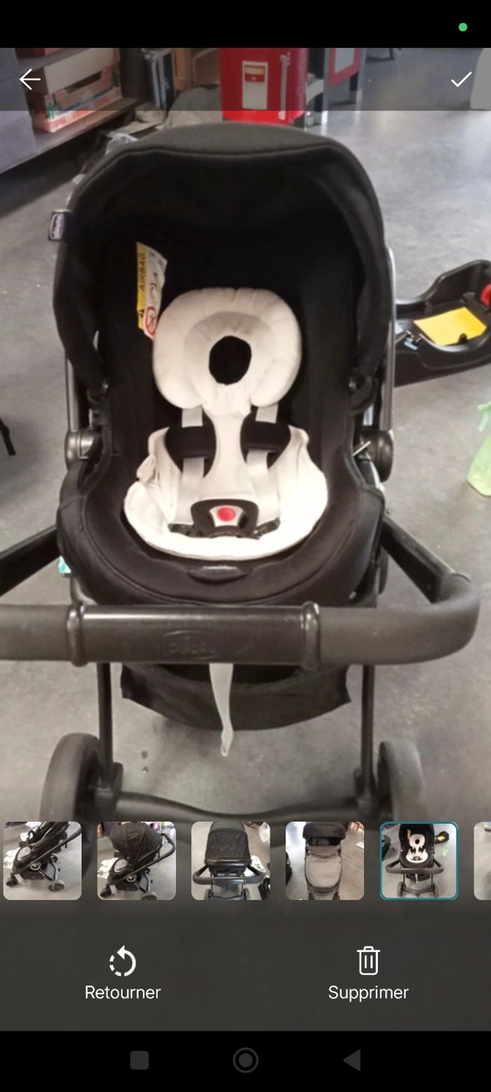 Poussette Chicco trio - photo numéro 9