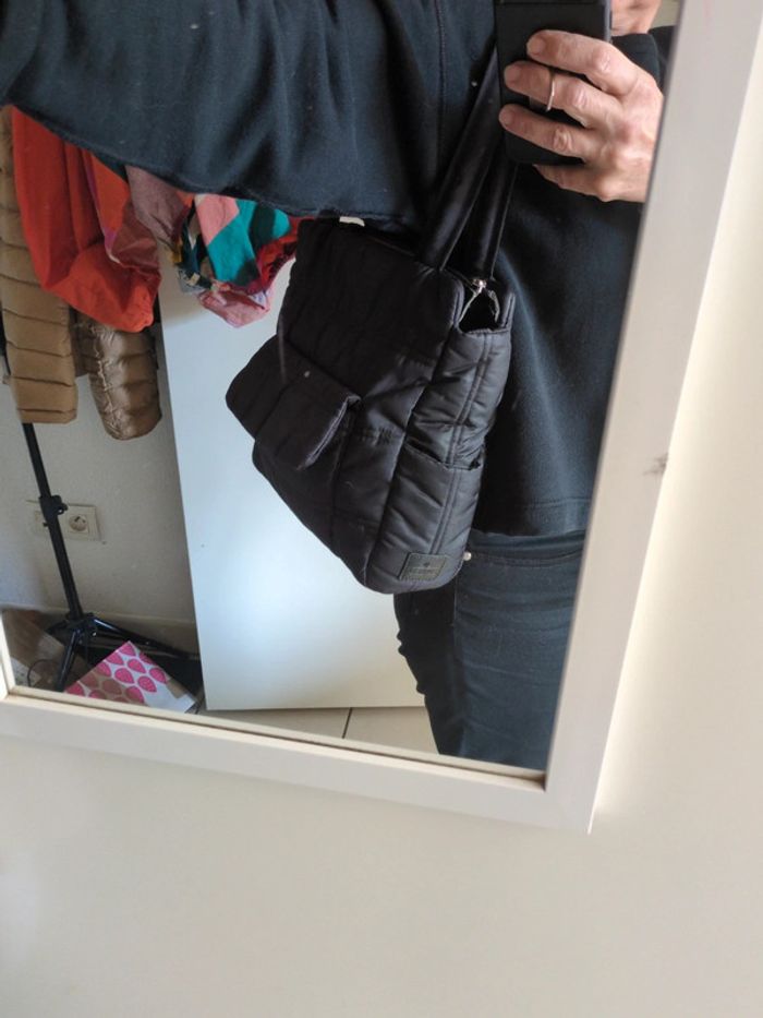 Sac matelassé noir Ginkgo - photo numéro 9