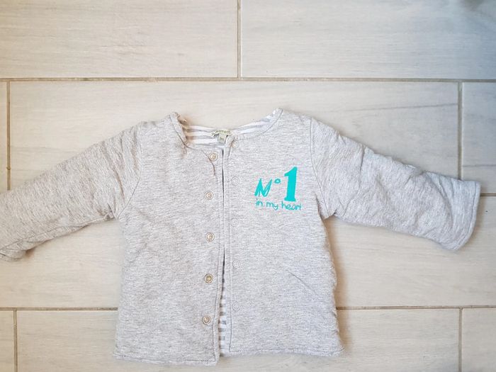 Veste à pressions épaisse et très chaude 9mois