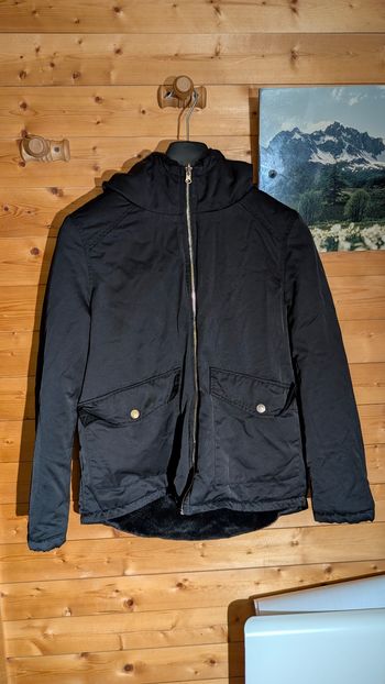 Veste polaire réversible noire