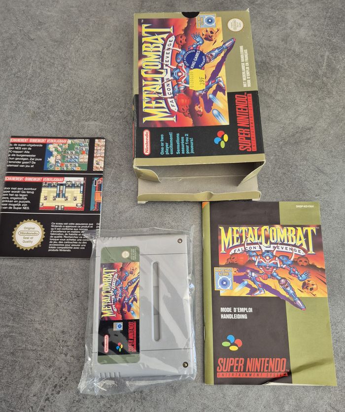 Jeu Metal Combat Falcons Revenge Super Nintendo Snes Pal Fah - Complet - Excellent - photo numéro 7
