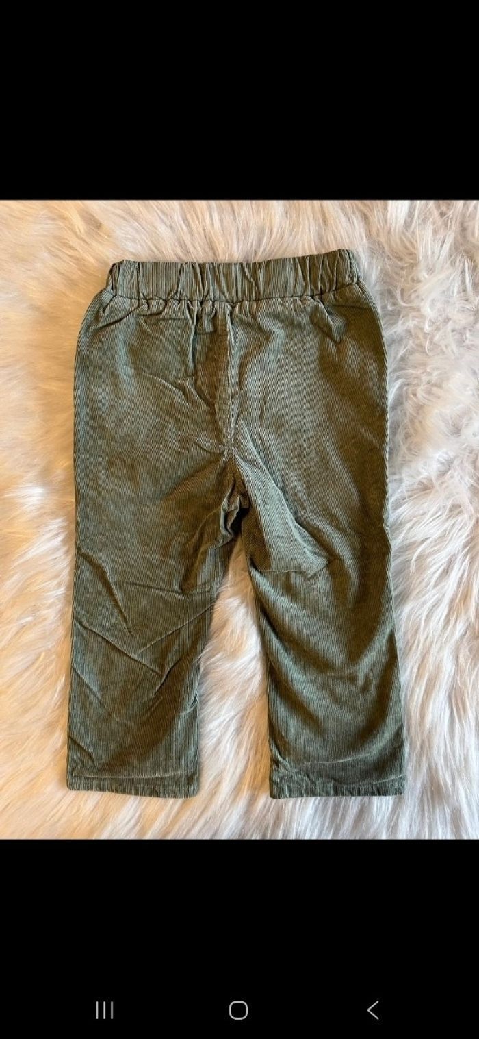 (Neufs non portés) 🏷🏷🥰👌😍🤩superbe ensemble teeshirt ml et pantalon velours 23 mois garçon - photo numéro 6