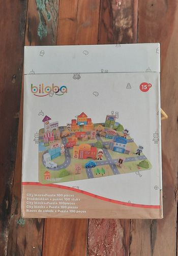 City block + puzzle