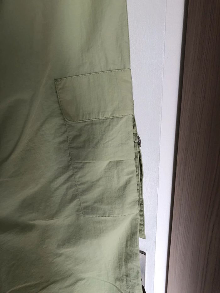 Superbe beau pantalon parachute vert 🍏 Zara neuf avec étiquette taille M - photo numéro 7