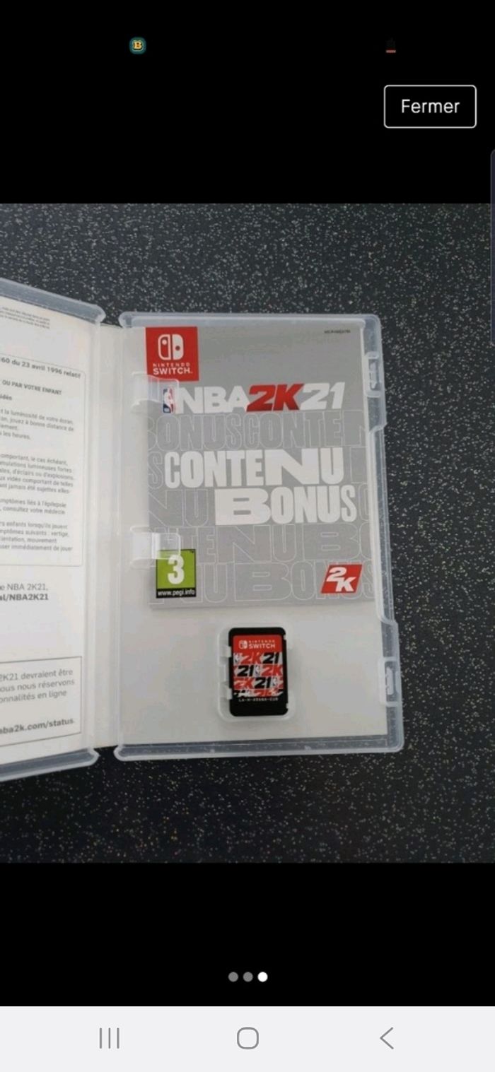 NBA 2021 Switch Nintendo - photo numéro 3