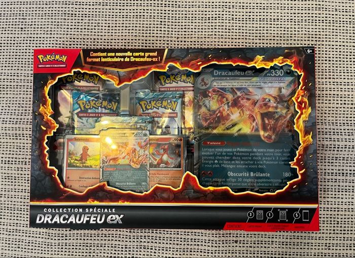 Coffret dracaufeu ex - collection spéciale