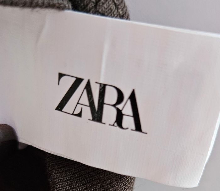 Top court marron foncé Zara M - photo numéro 4