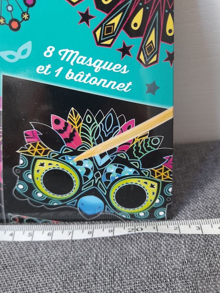 Loisirs créatifs : Mes créations Masques à gratter Neuf Grund - photo numéro 3