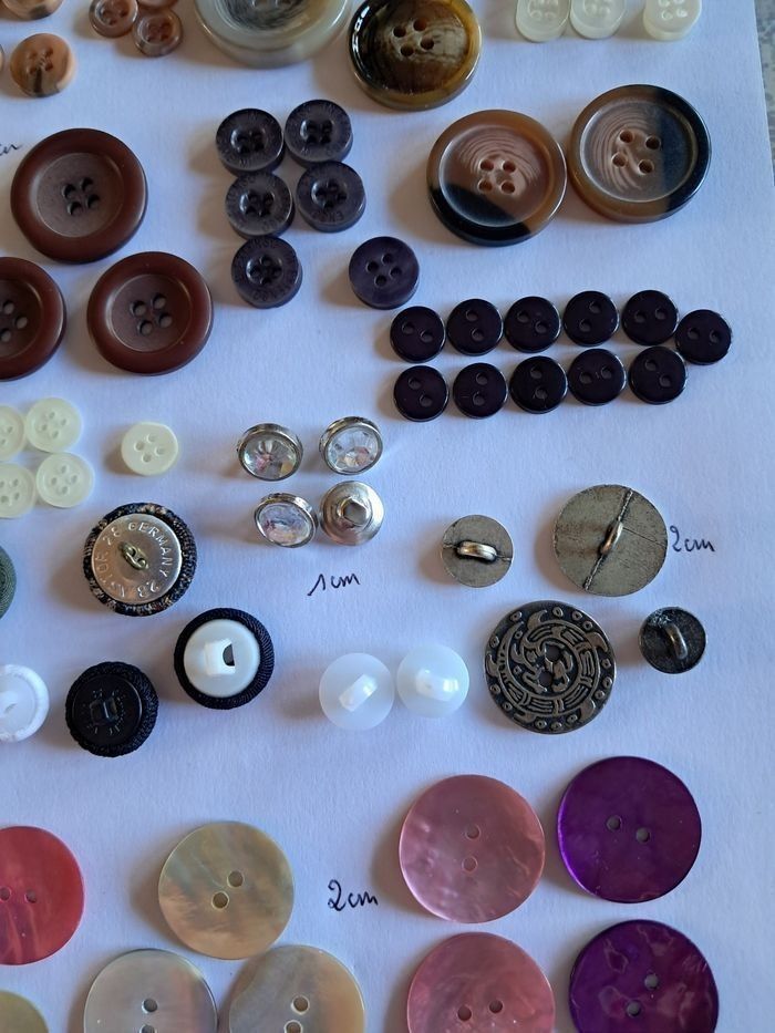 Lot de boutons de couture - photo numéro 3