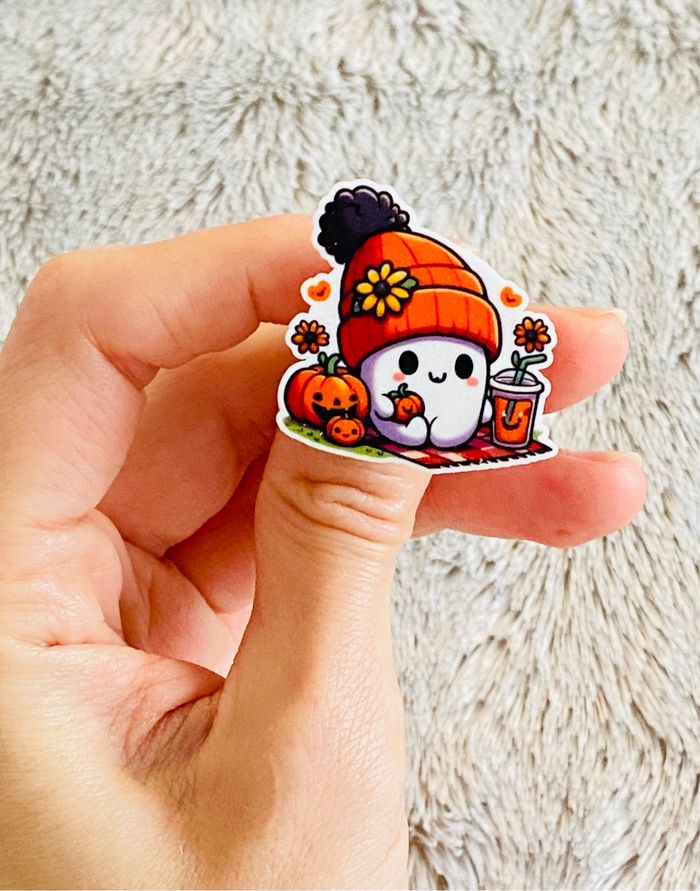 Pins Brut Fait Main Fantôme Halloween Cute Boo - photo numéro 2