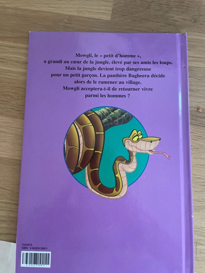 Livre le livre de la jungle Disney - photo numéro 2