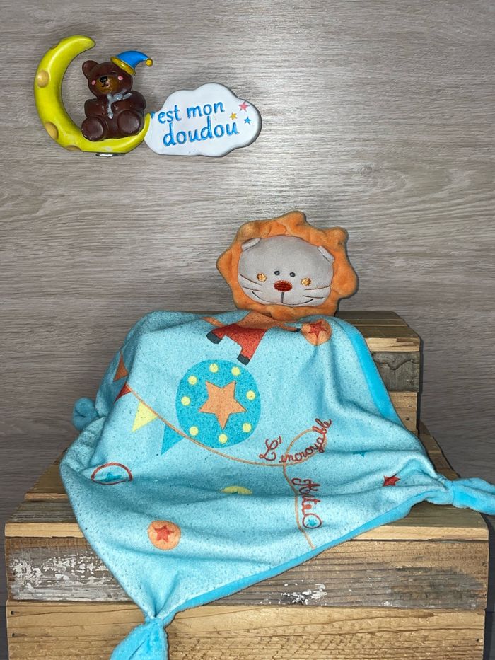 MD174 doudou lion 🦁 mots d’enfants