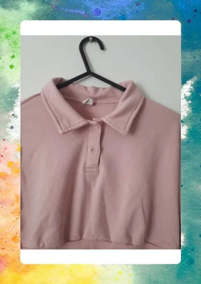 Sweat shirt court 10 ans - photo numéro 3