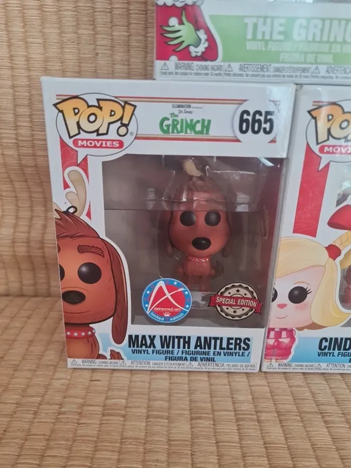 Lot de 3 Pop grinch Max et Cindy-Lou - photo numéro 3