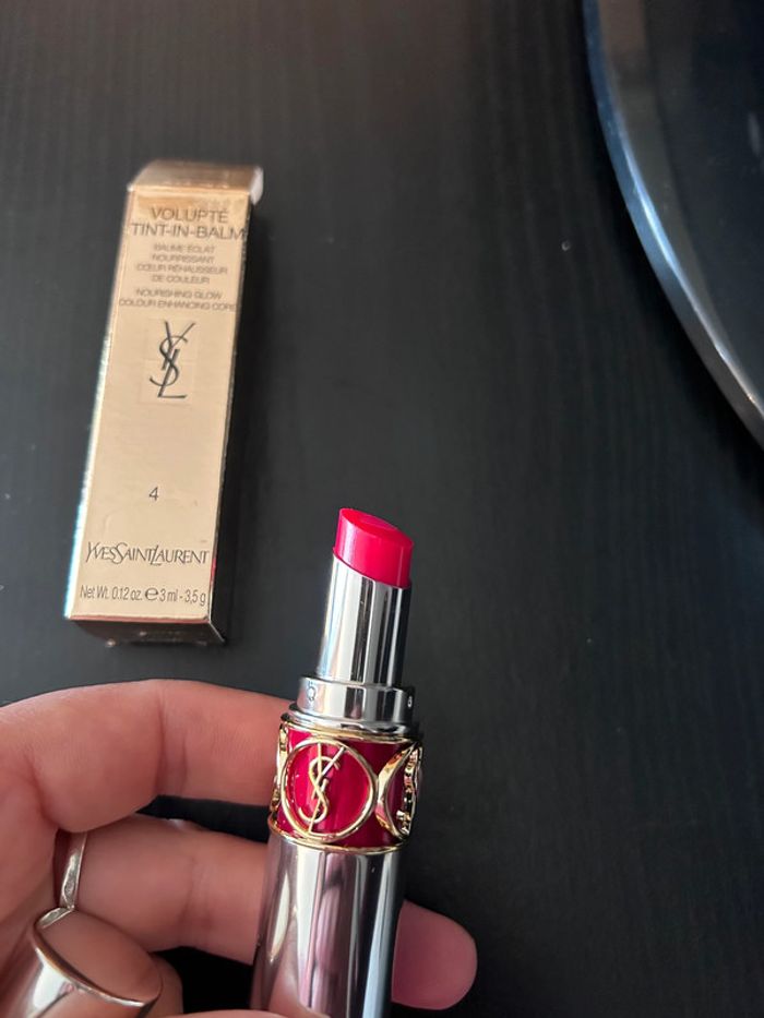 Neuf! Rouge à lèvres YSL Tint-In-Balm couleur 4 - photo numéro 4