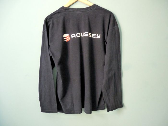 t-shirt homme L bleu marine manches longues TBE travaux bricolage - photo numéro 3