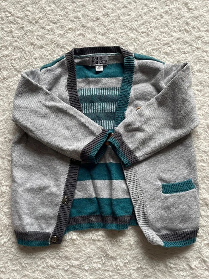 Gilet fin taille 12 mois - photo numéro 2