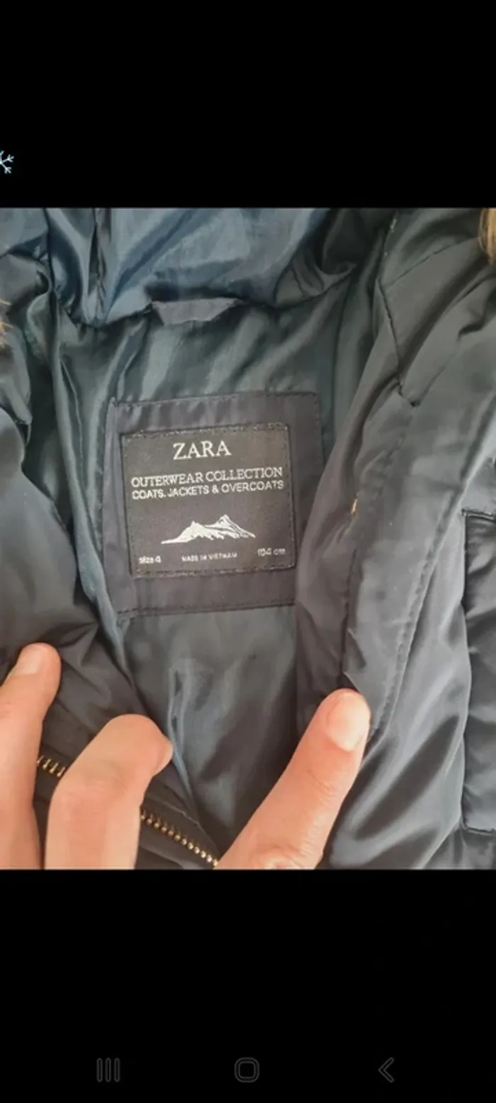 Anorak épais matelassée Zara - photo numéro 3