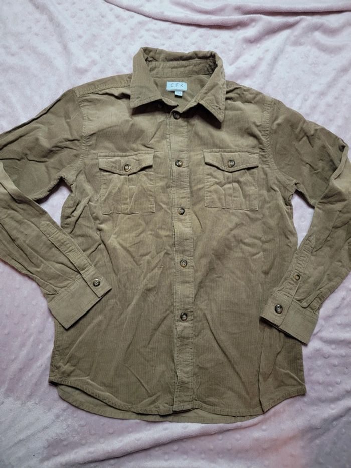 Chemise beige 10ans, 140cm