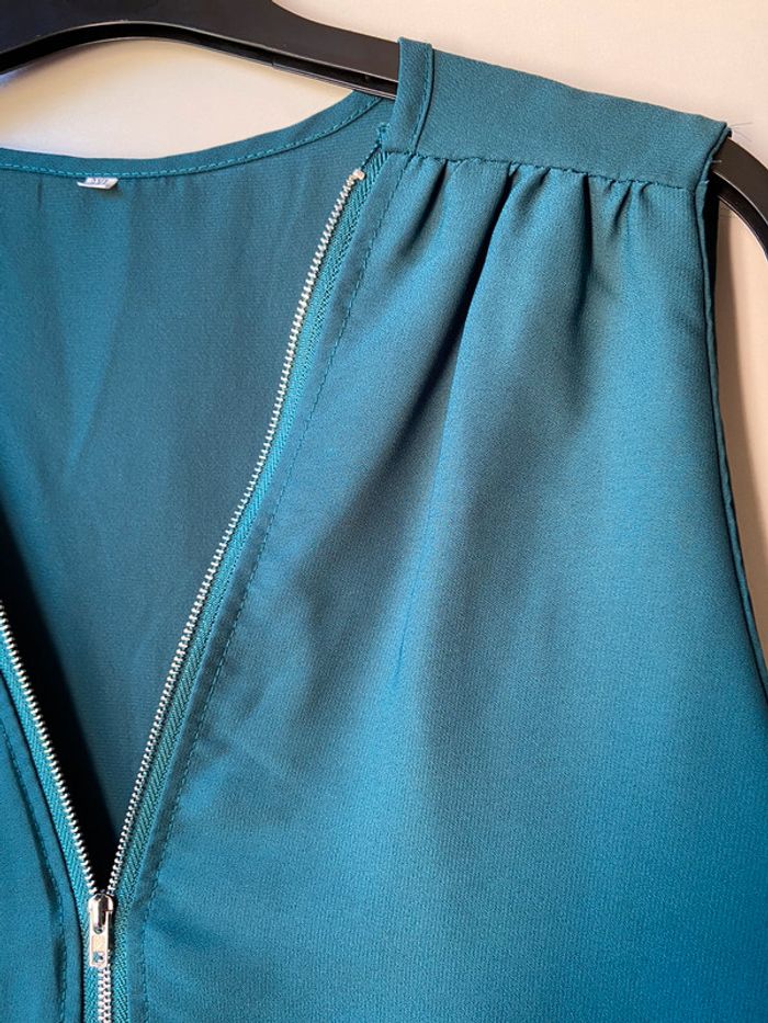 Haut sans manches vert bouteille - photo numéro 2