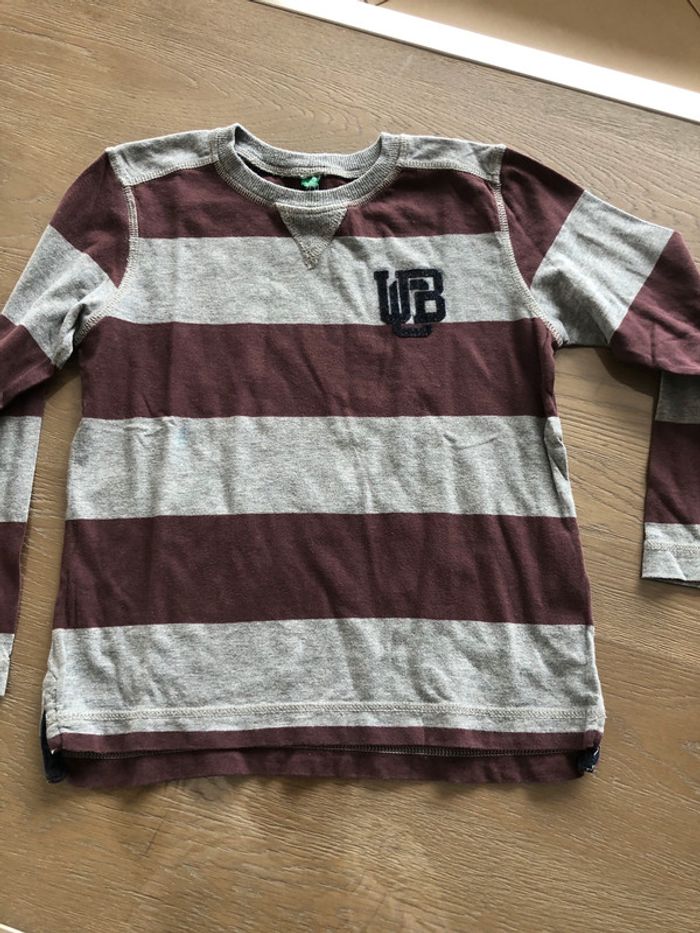 Tee shirt garçon benetton 5 ans - photo numéro 2