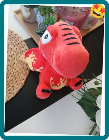 Péluche Dragon Interactive Neuf🌿🎁