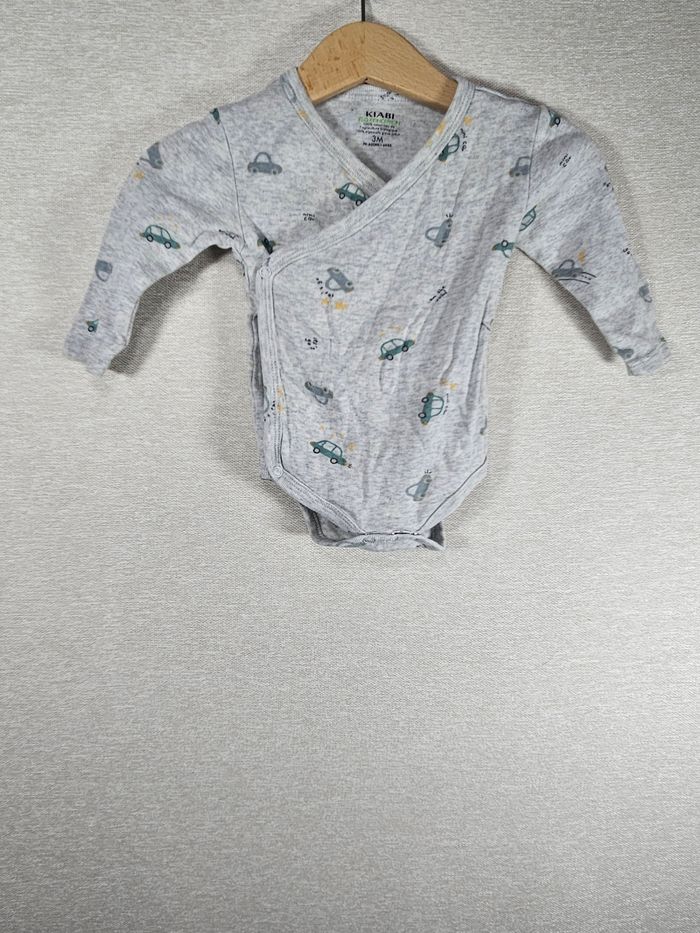 Bodie manche longue voiture kiabi 3 mois