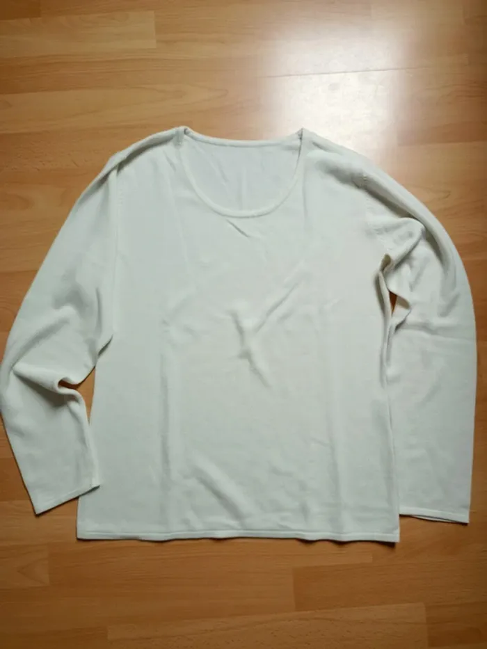Pull blanc t40