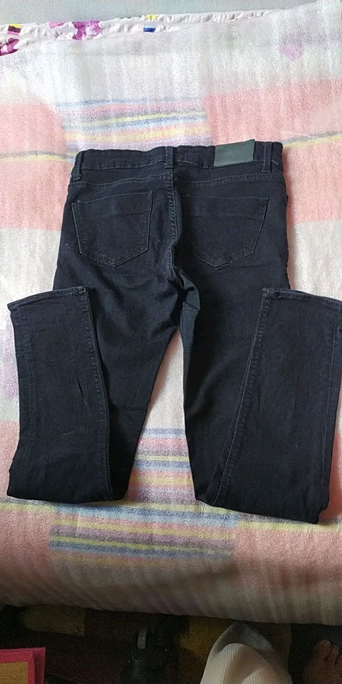Jeans noir Zara basics T40 - photo numéro 2