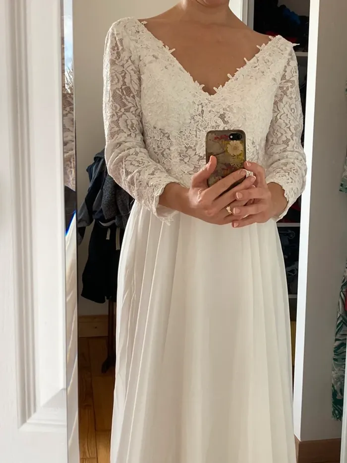 Très belle robe de mariée taille 38 neuve - photo numéro 14