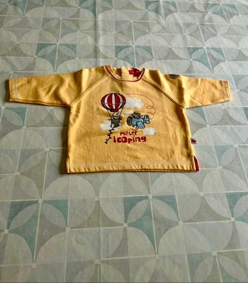 Sweat garçon - bébé - 6 mois - Tissaia - en très bon état