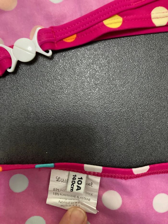 Little marcel le petit marcel maillot de pain piscine plage vêtement fille 10 ans - photo numéro 4