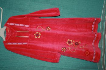 Chemise de nuit velours DPAM 6 ans TBE