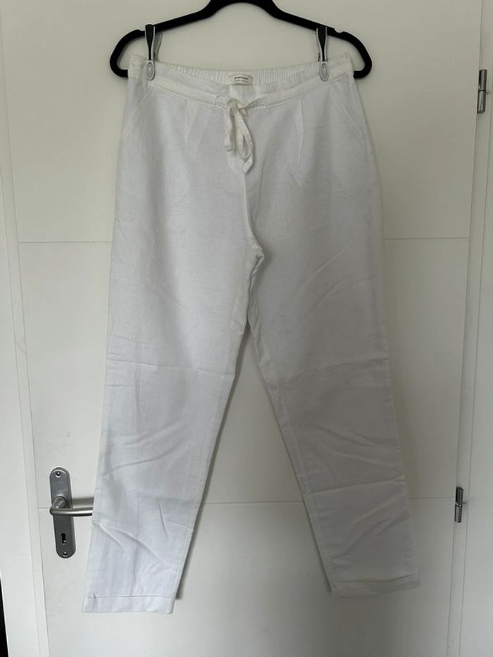 Pantacourt blanc