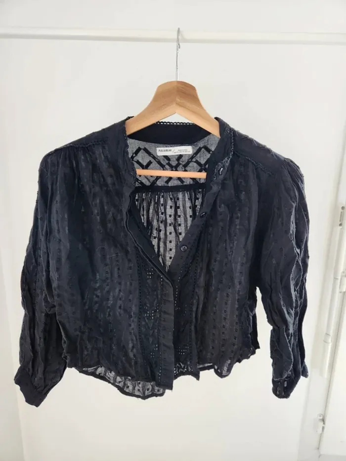 Chemisier pull & bear noir XS