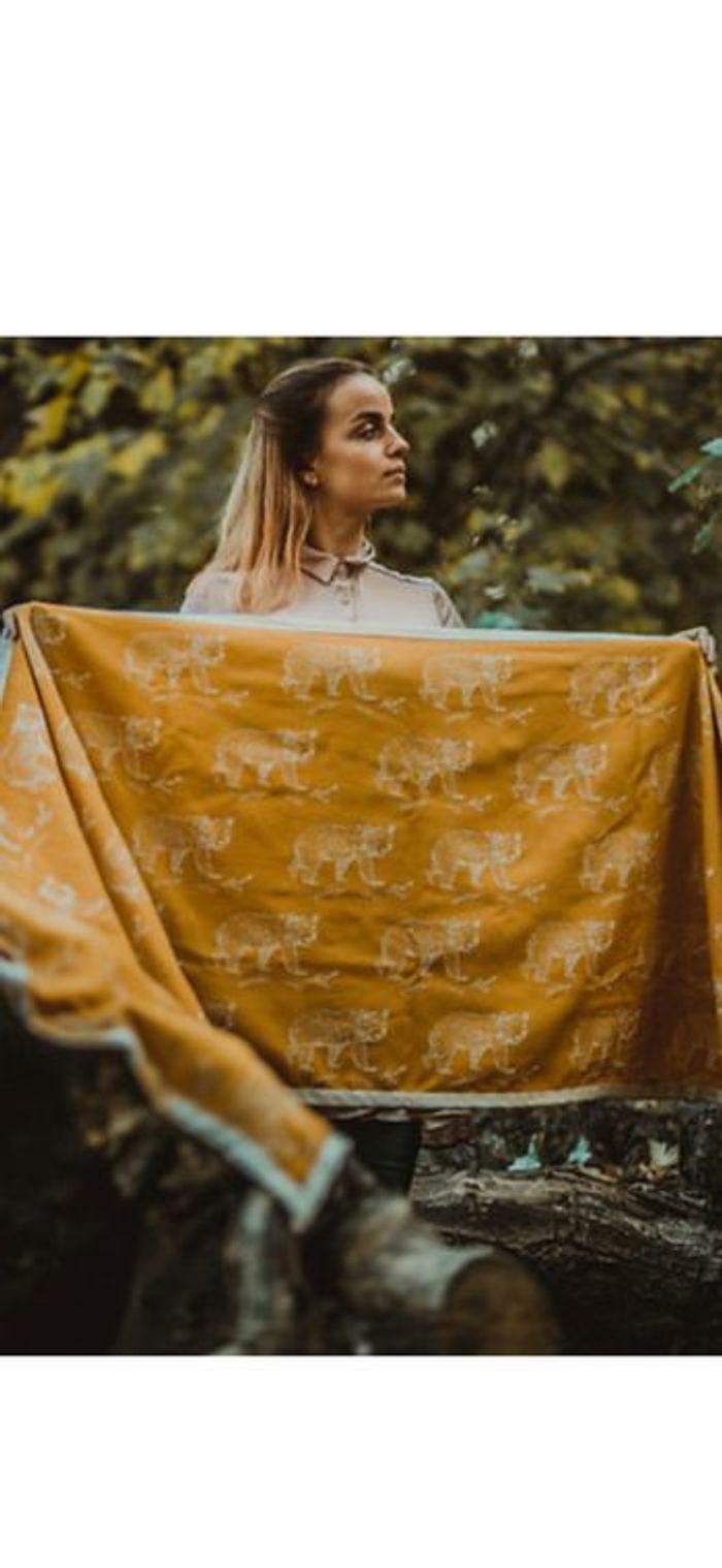 Écharpe de portage de la marque Roar modèle     Les oursons - Moutade au miel  Neuve Taille 5 - photo numéro 2