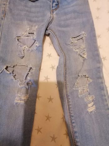 Jeans destroy déchiré Zara