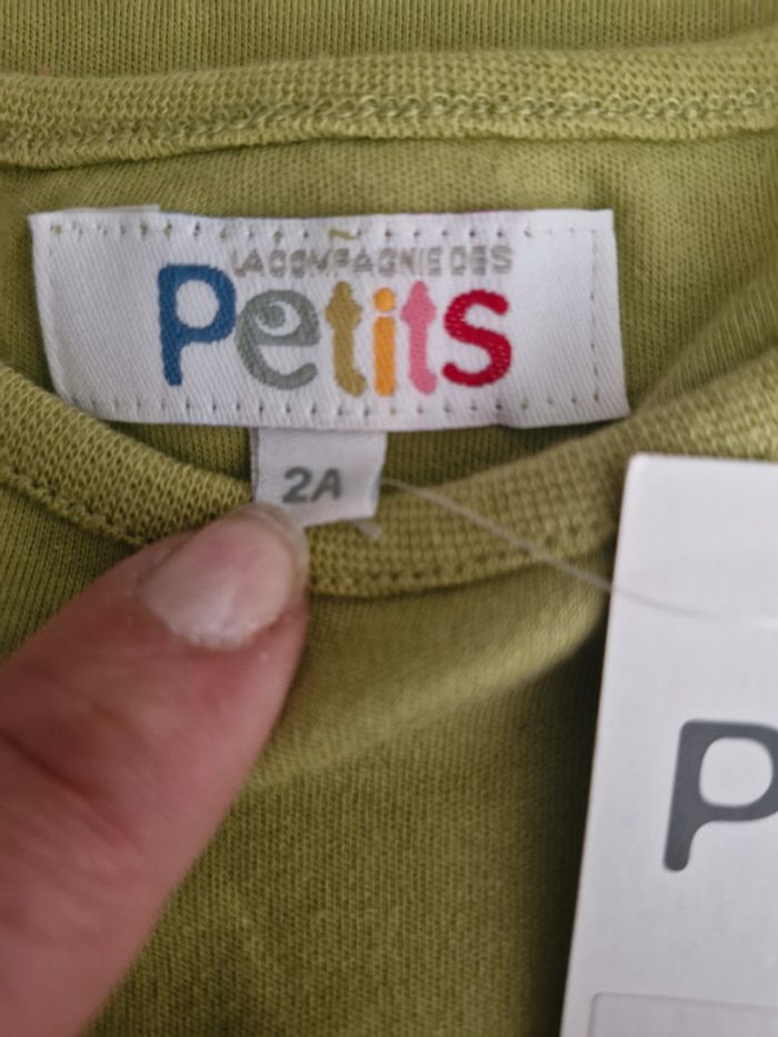 T-shirt manches longues enfant 2 ans La compagnie des petits Coton - photo numéro 4