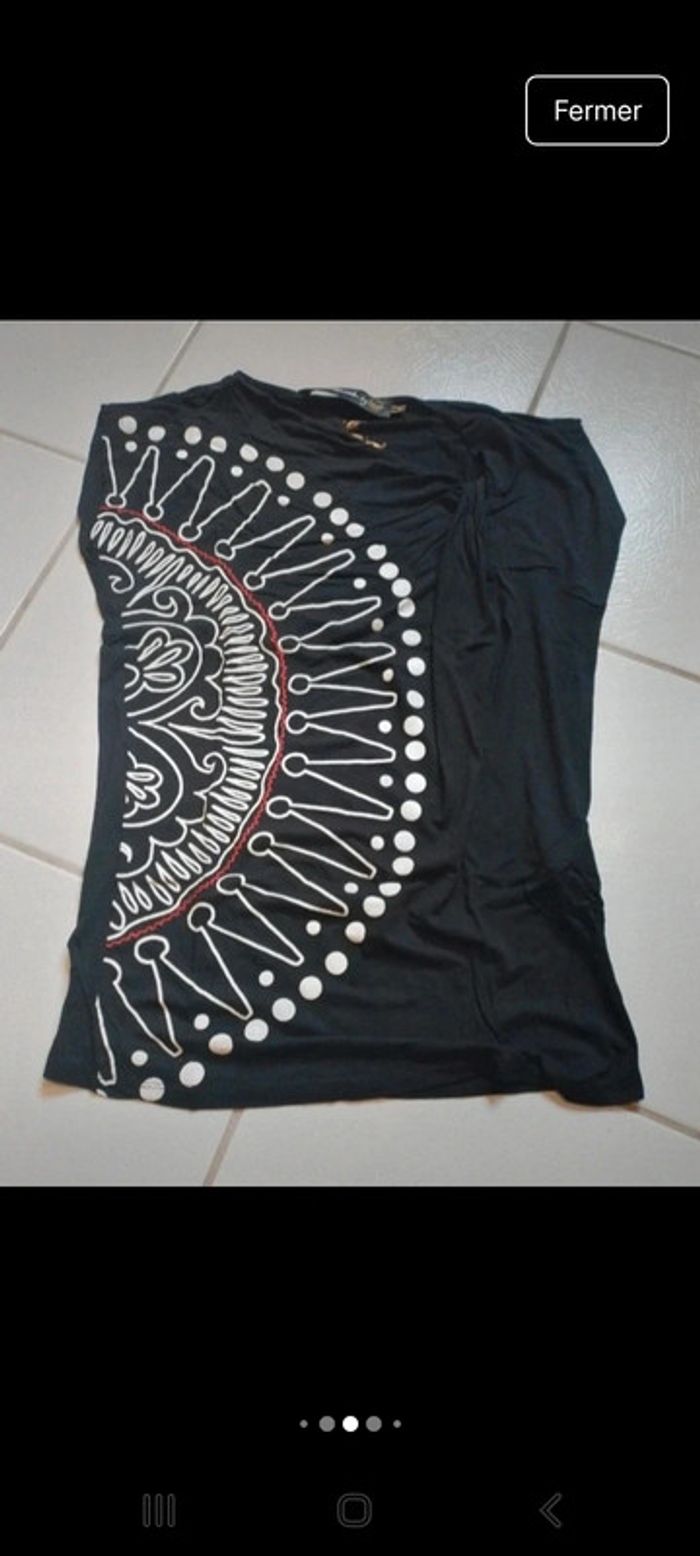 T-shirt femme noir Desigual - photo numéro 9