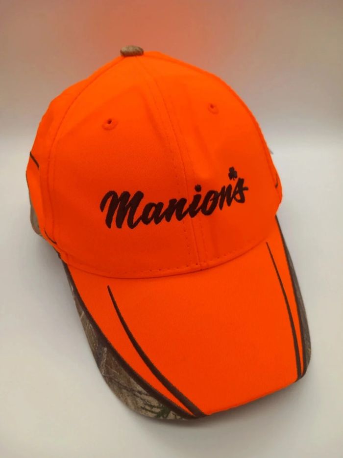 Casquette Vintage Outdoor Cap Orange Motif Camo