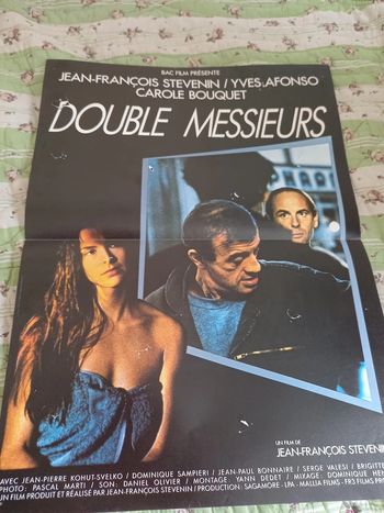 Affiche Cinema Double Messieurs