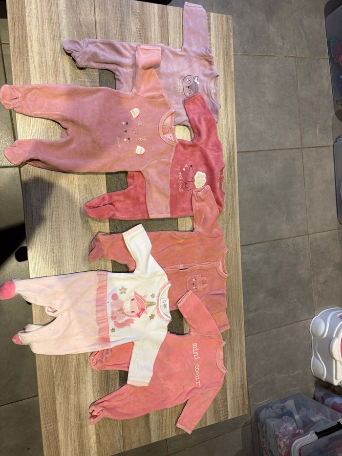 Lot de 6 pyjamas épais