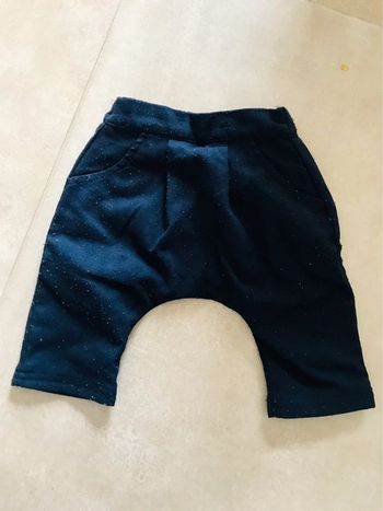 Pantalon bleu type sarouel