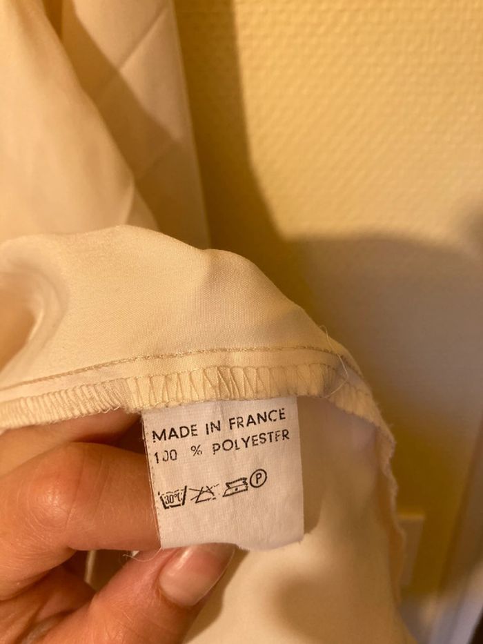 Chemise vintage crème Lafayette Collection – Taille 38 - photo numéro 5