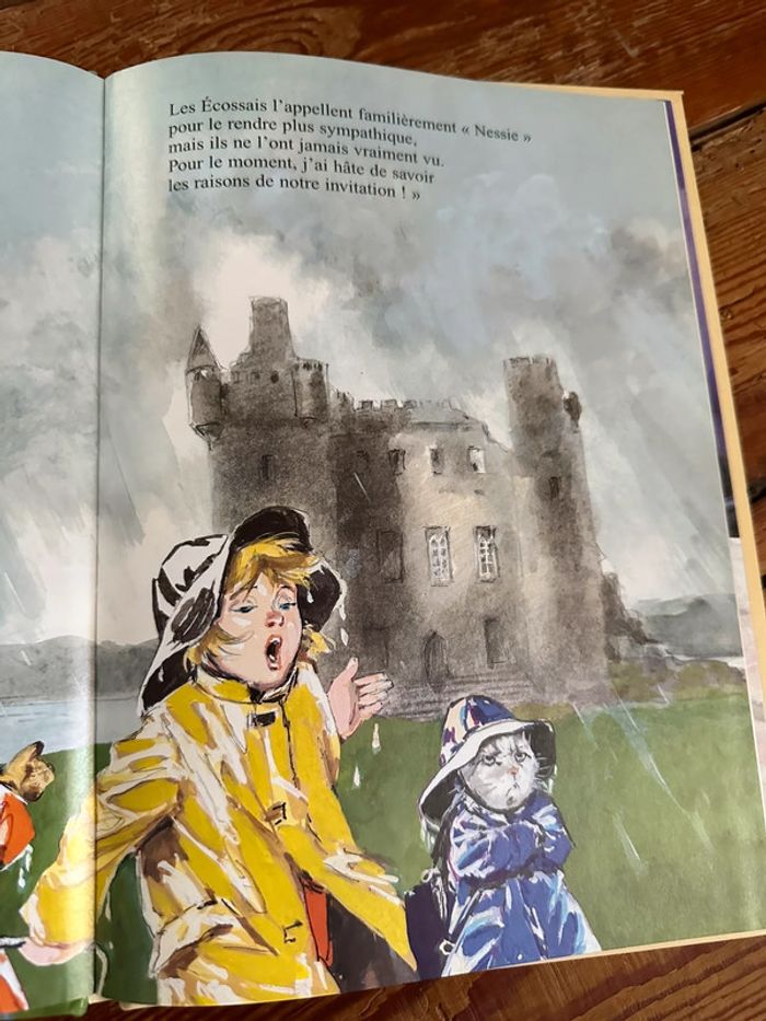 Livre vintage Pierre Probst Caroline et le fantôme du loch Ness Ecosse - photo numéro 3