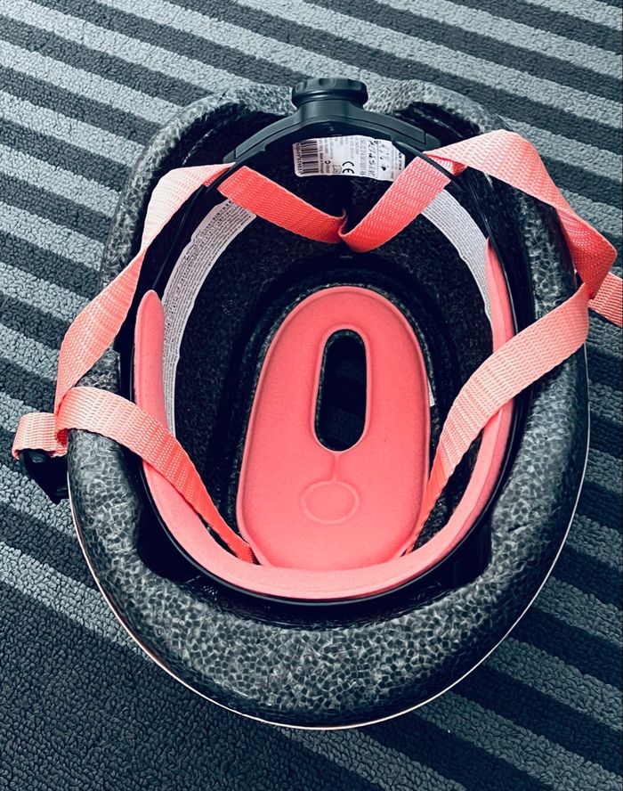 Casque vélo bébé Decathlon BTWIN rose XXS (44-49cm) - photo numéro 3