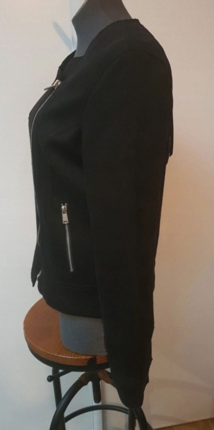 Perfecto Jessy en suédine à franges - photo numéro 3