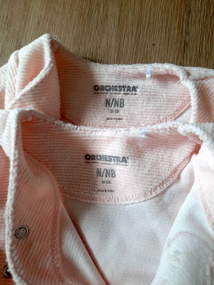 Pyjamas naissances identiques jumelles orchestra - photo numéro 2