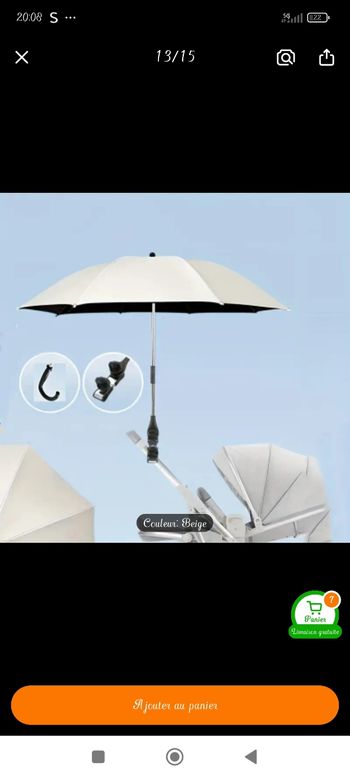 Parapluie poussette